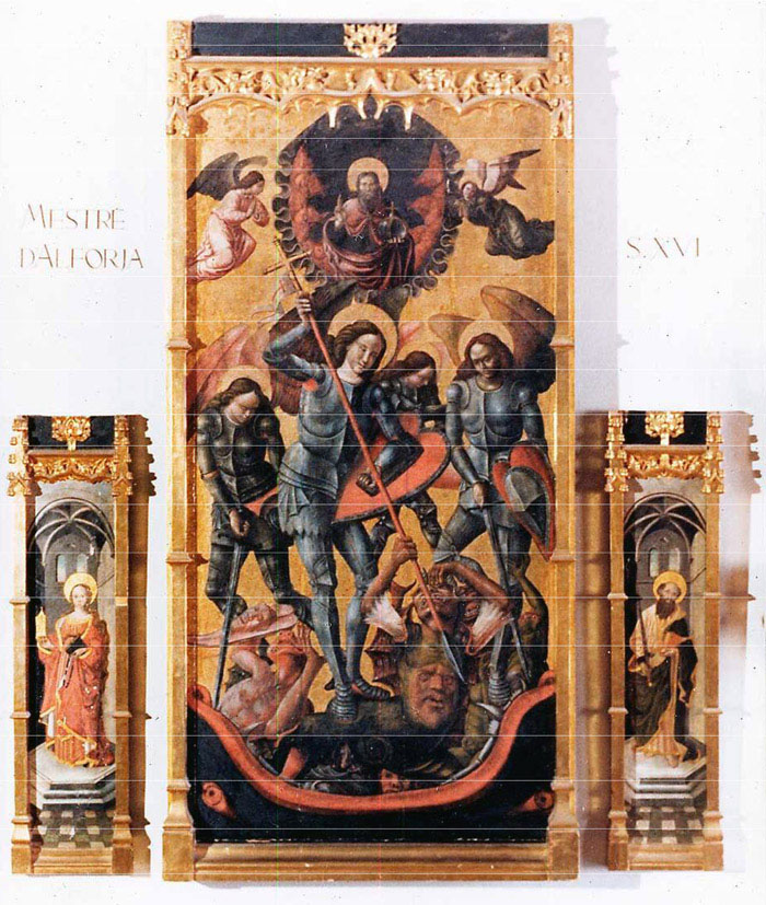 Retaule-gotic-Sant-Miquel-Alforja